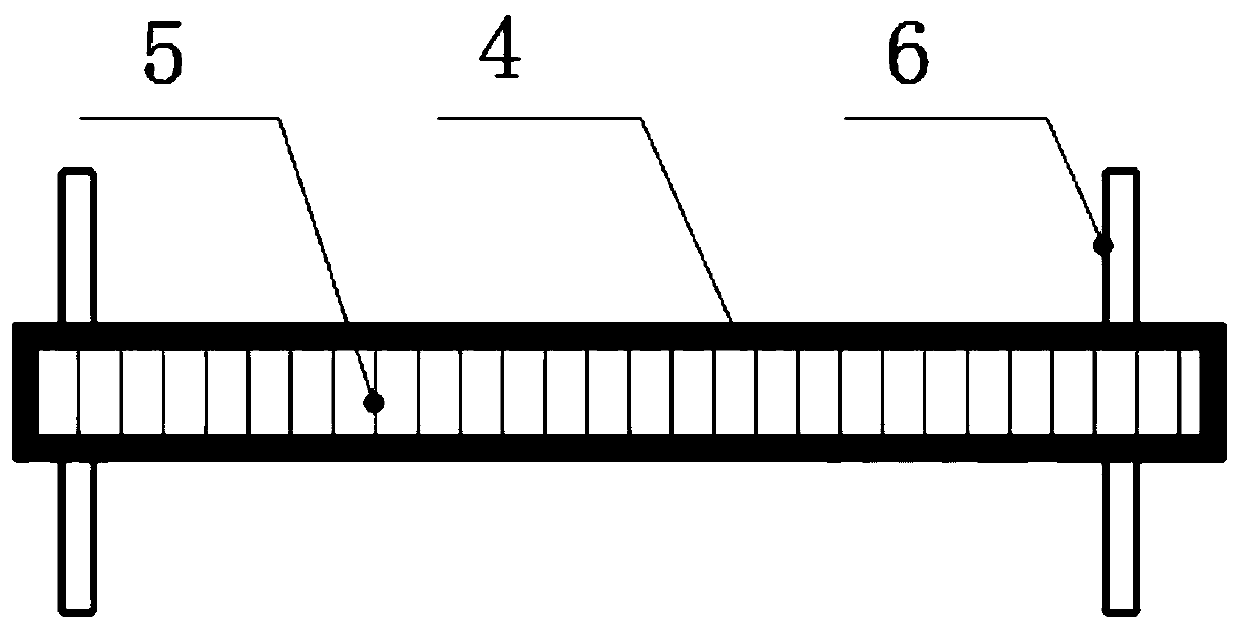 Carbon fiber acoustic baffle applied to underwater detection equipment