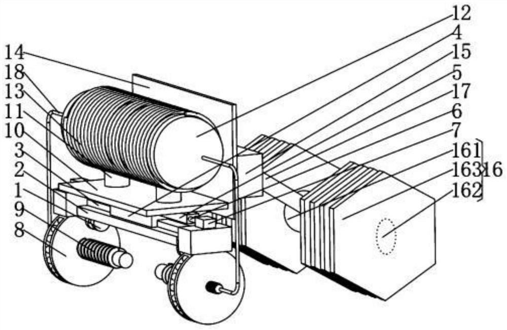 A railway track ballast burning type cleaning and maintenance equipment