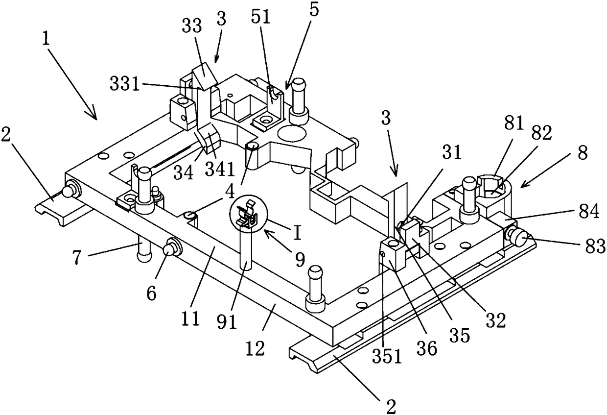 A clamp for a vehicle transmission valve body