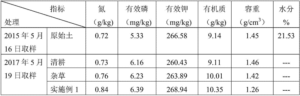 Method for improving orchard soil