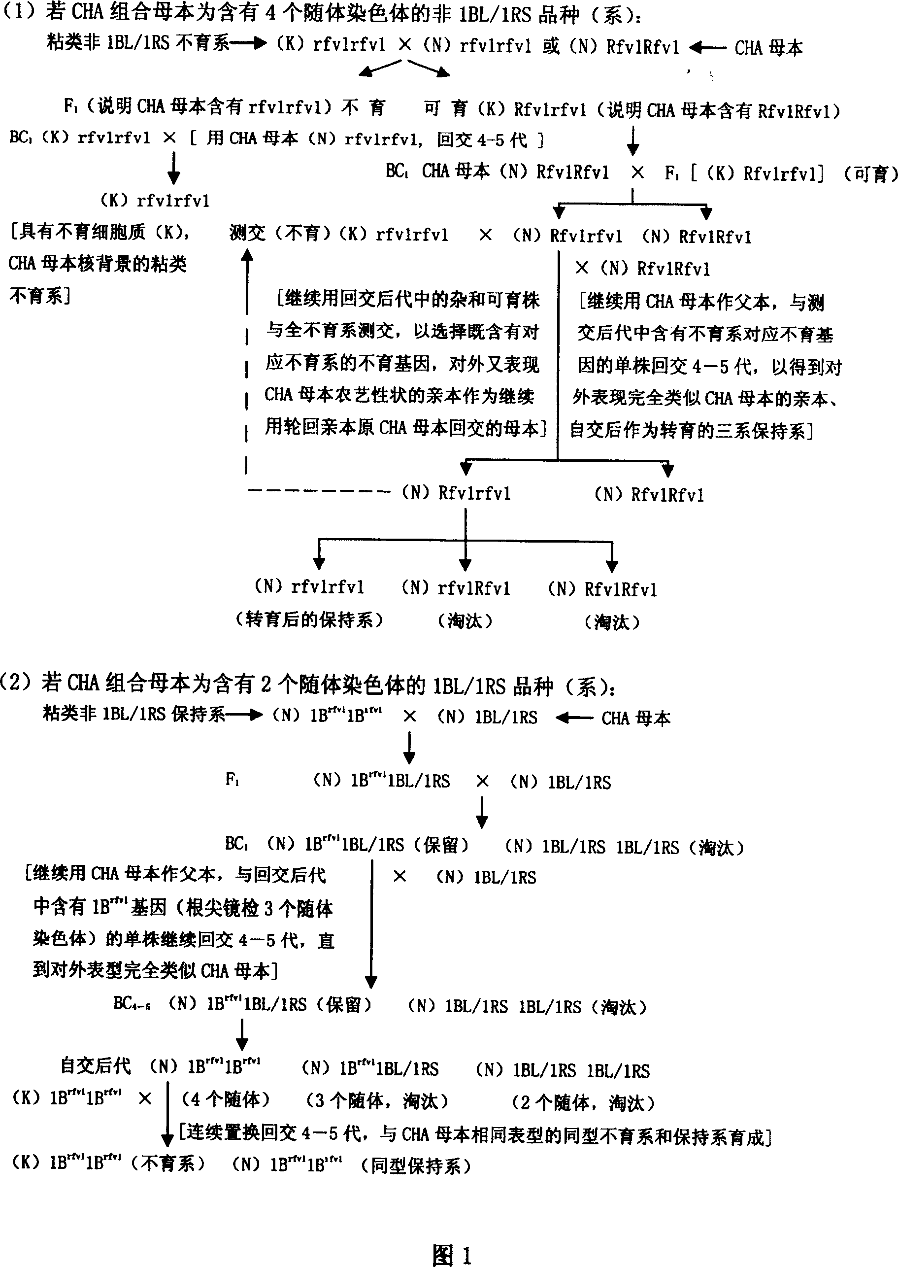 Method of converting wheat chemical insecticide composition into triseries composition