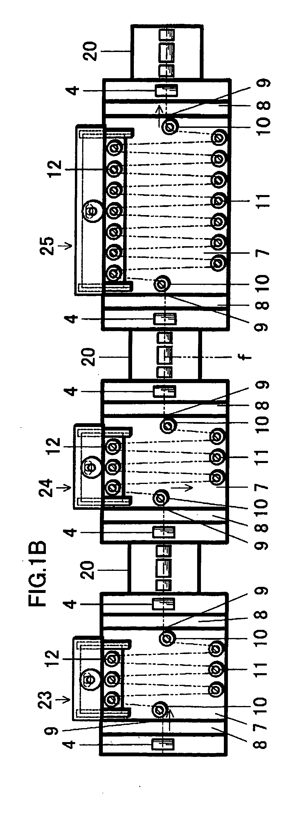 Continuous plating method of filament bundle and apparatus therefor