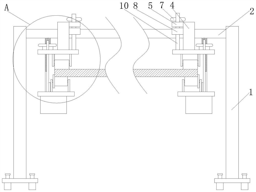 A kind of edge glue removal device for pp glass fiber board