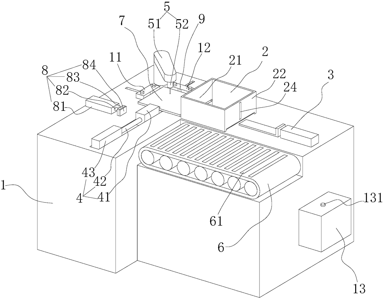 Manufacturing equipment of HDI circuit board capable of realizing accurate fixing