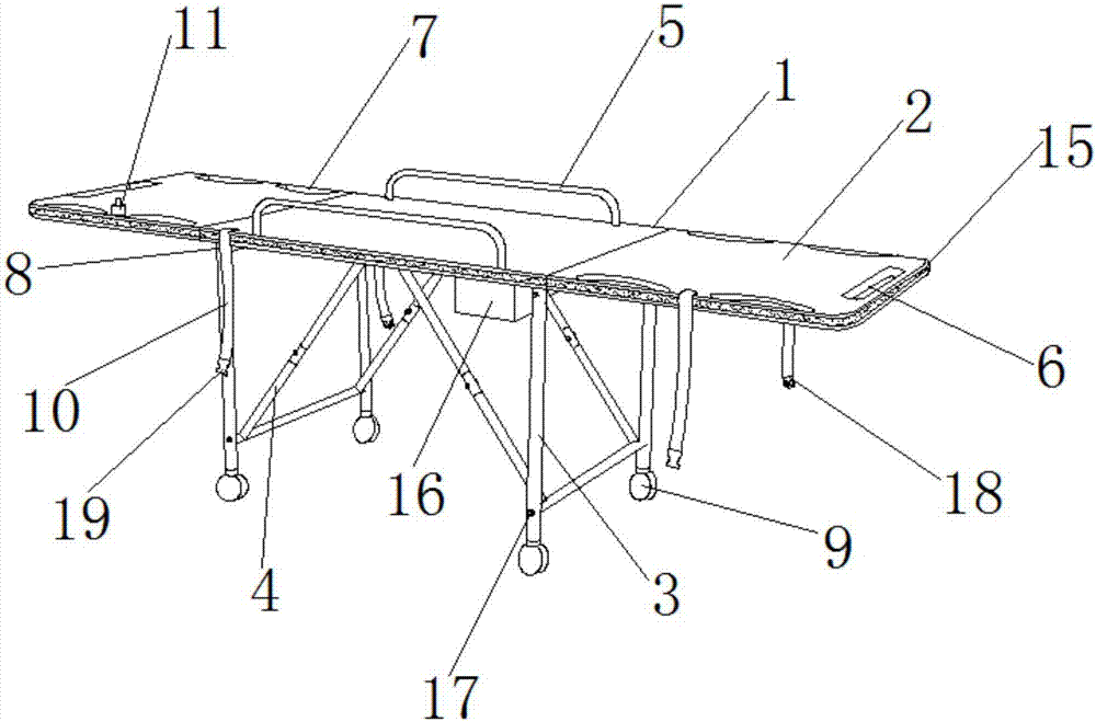 Novel medical stretcher