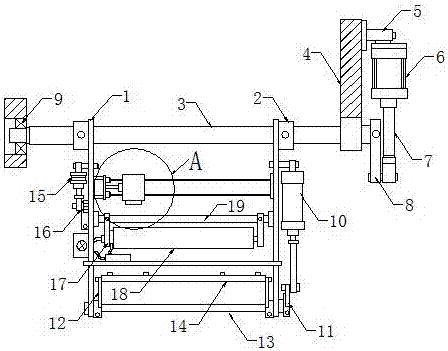 Cutting device for printing machine