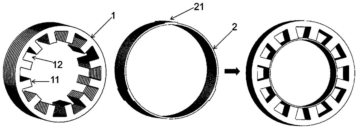 Spliced stator structure with extremely-low cogging torque