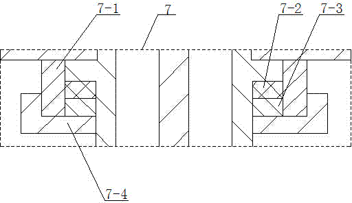 Fresh concrete gas content detection device under vibration condition