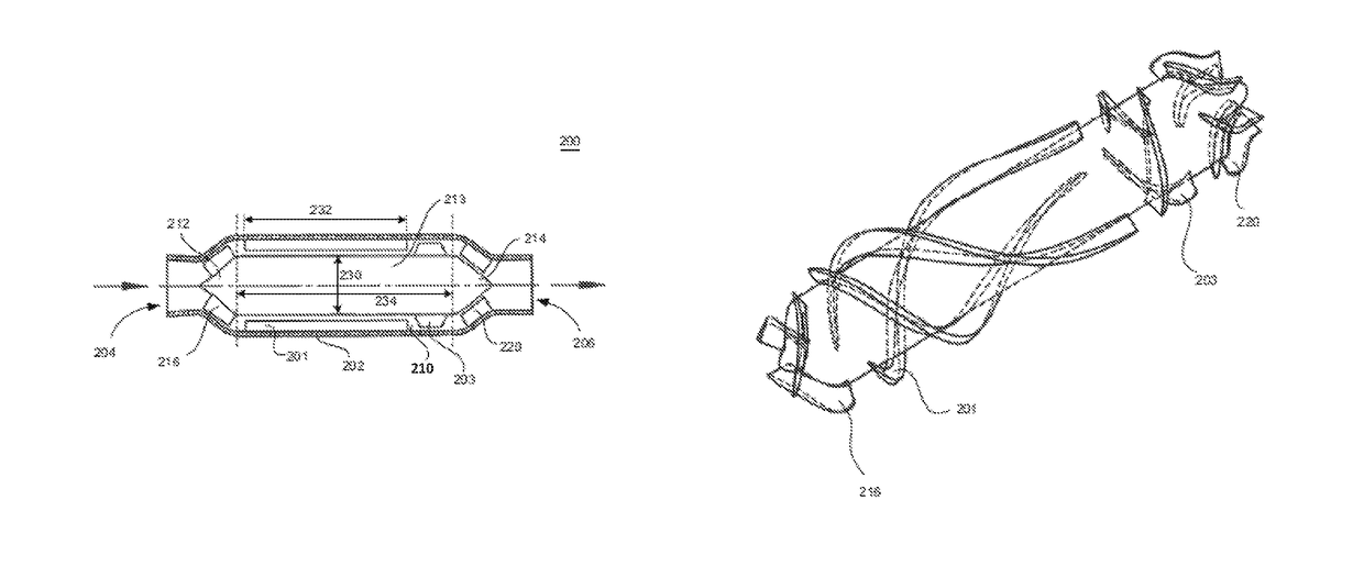 Blood pump with separate mixed-flow and axial-flow impeller stages and multi-stage stators