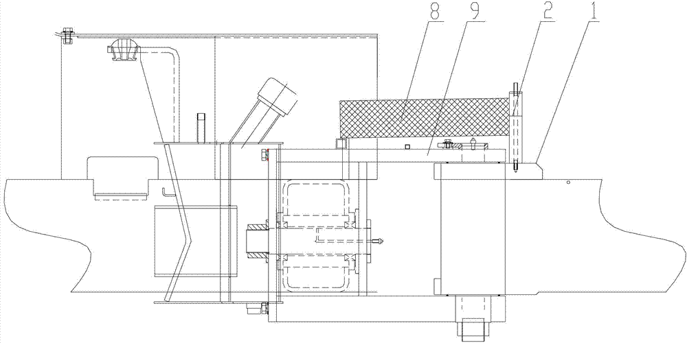 Double-steel-wheeled vibratory road roller with hydraulic pipe fastening device