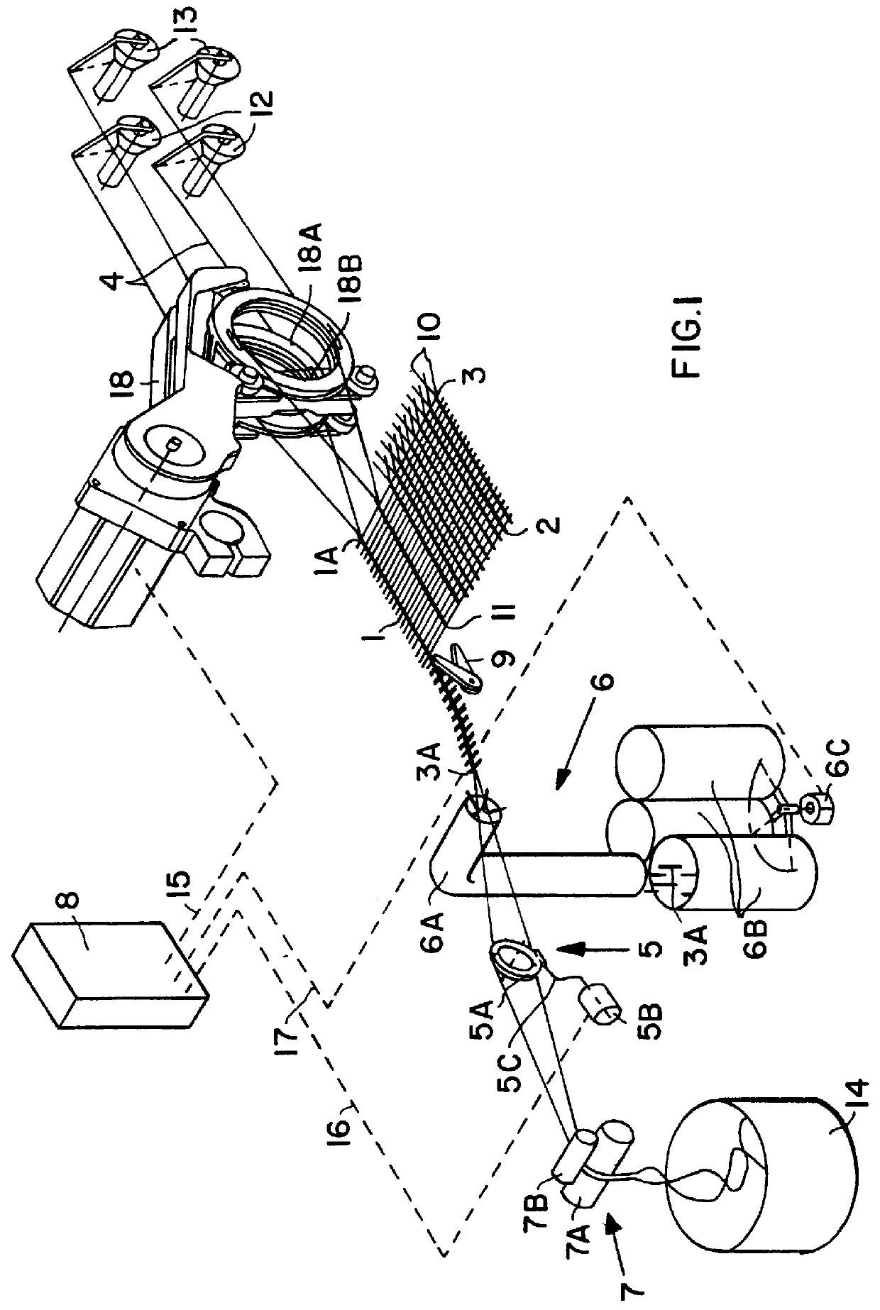 Separating weft thread waste of a single uncontaminated material from untwisted leno binding threads in trimmed catch selvages