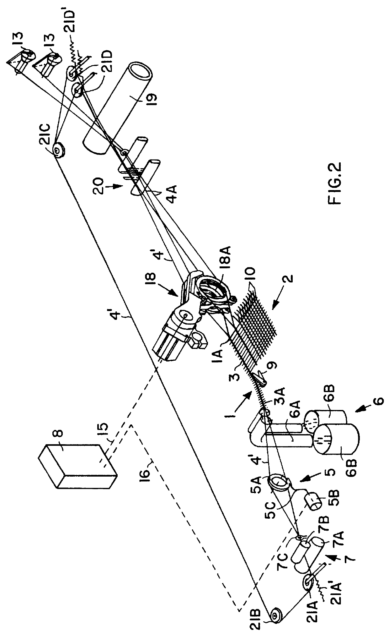 Separating weft thread waste of a single uncontaminated material from untwisted leno binding threads in trimmed catch selvages