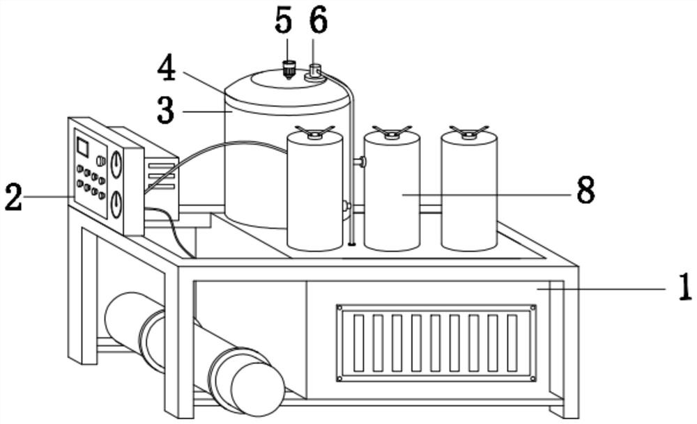 Modularized transformer oil chromatography degassing device