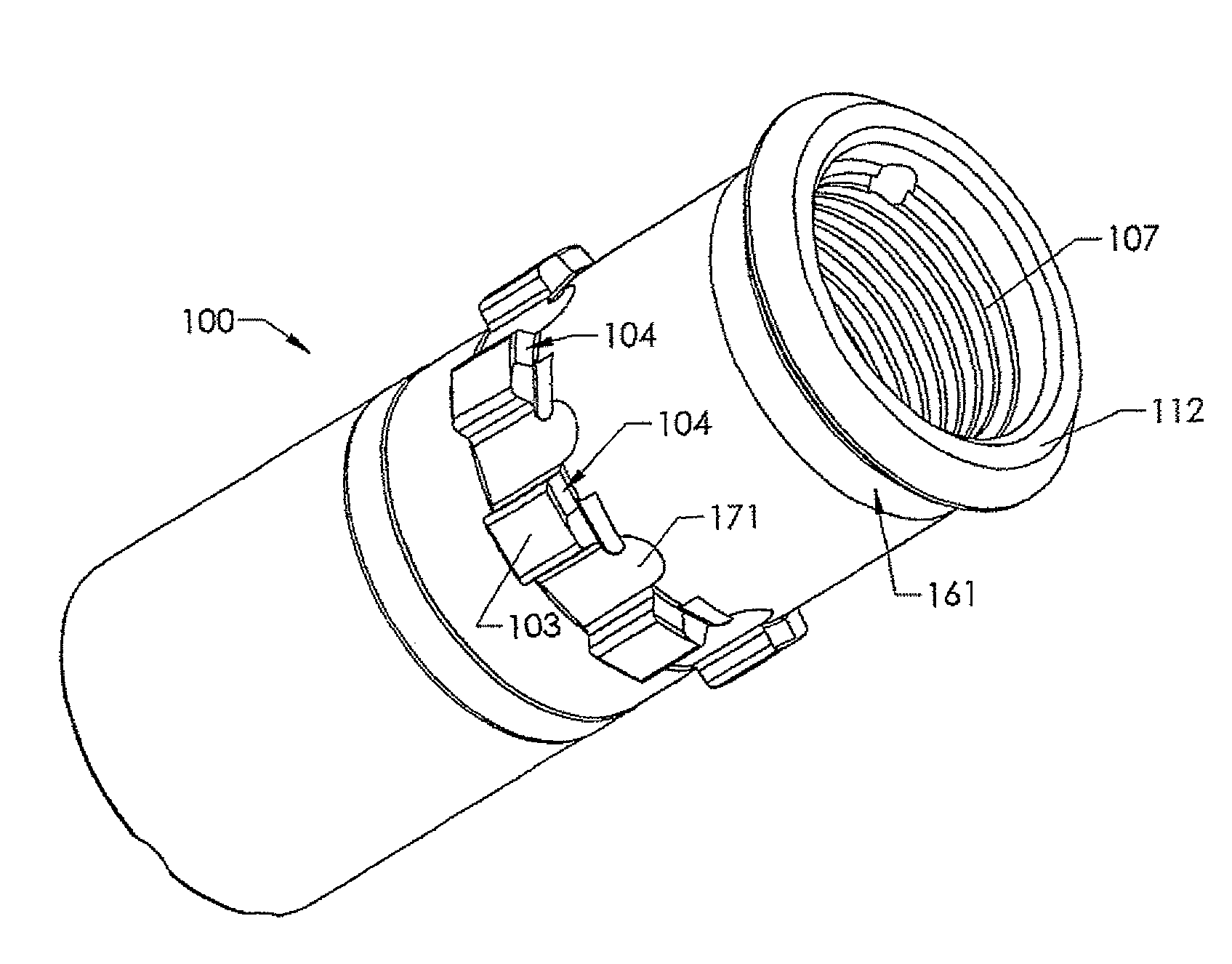 Firearm barrel retaining system