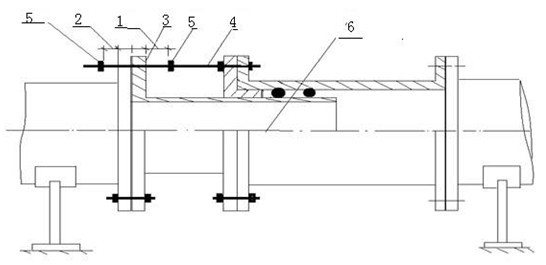 Method for dealing repeated fracture of industrial pipeline caused by thermal stress