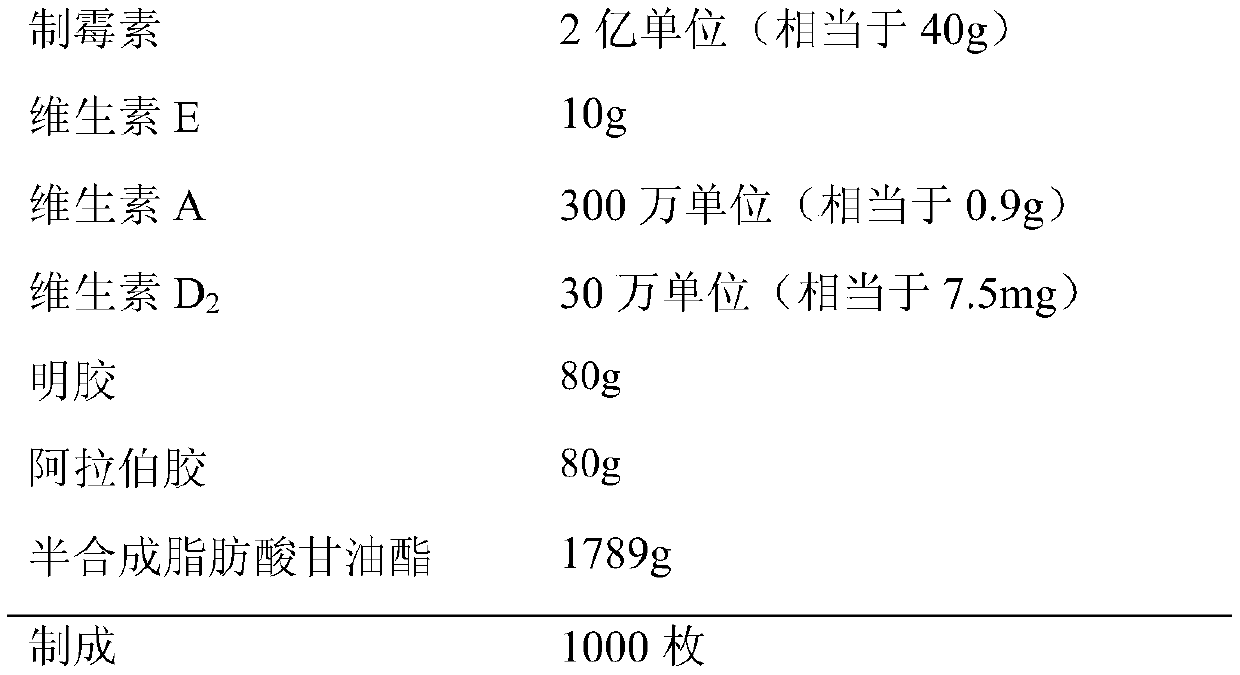 A three-dimensional nystatin suppository and its preparation method