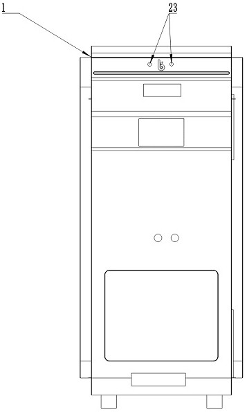 Automatic vending cabinet sharing system and method for automatically processing semi-finished food materials