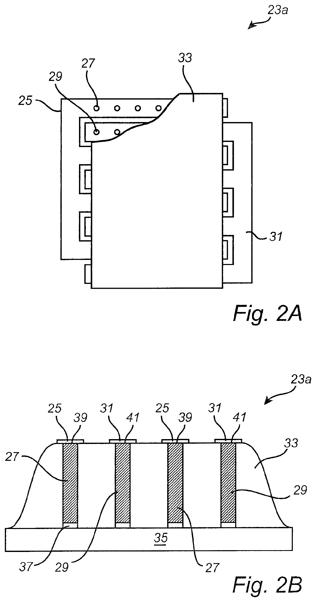 Energy storing interposer device and manufacturing method