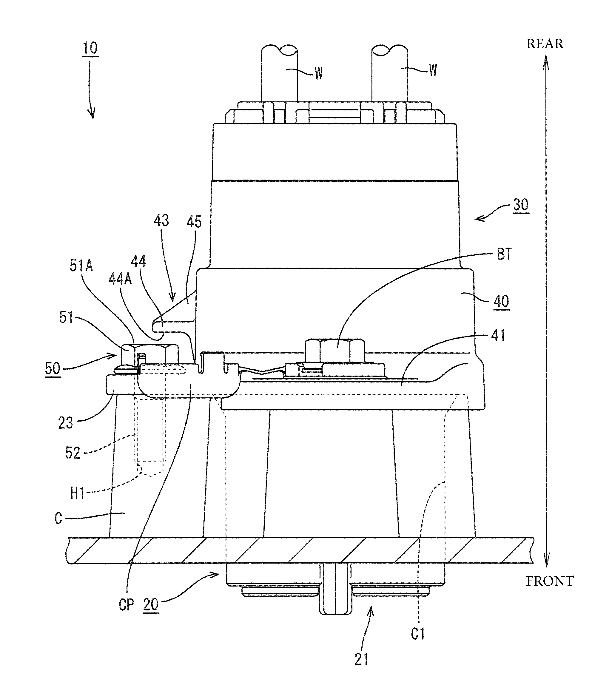 Device connector