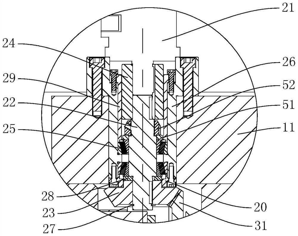 Hydraulic automatic centering, positioning and clamping device