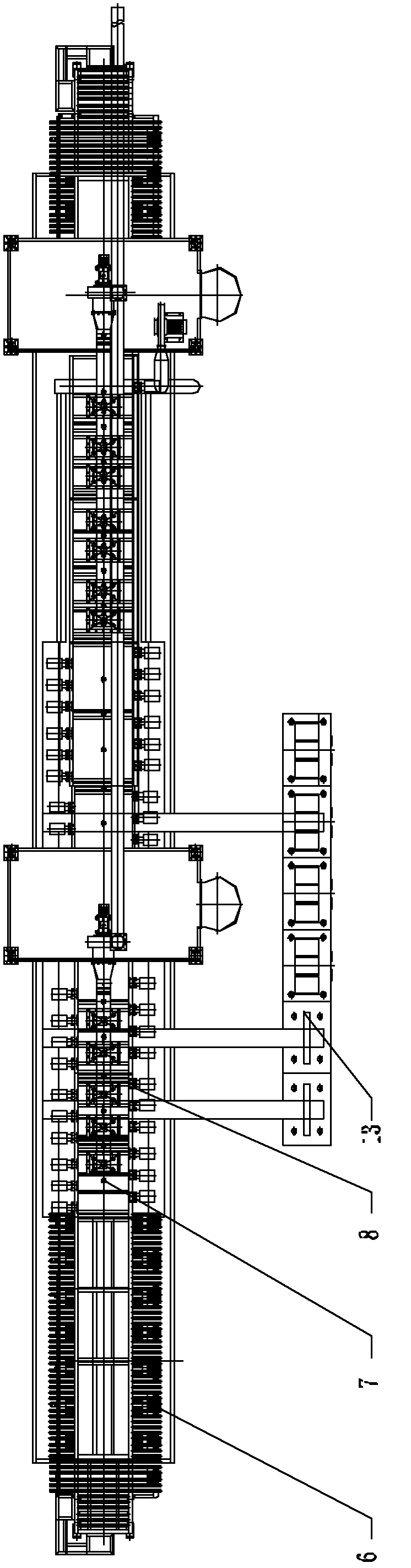 A microwave roller kiln