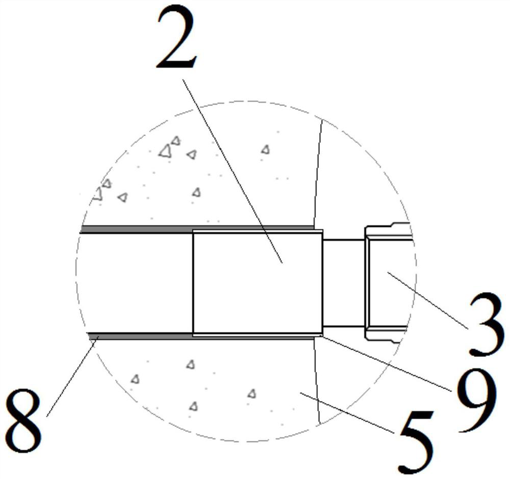 A method of back grouting for subway tunnel wall