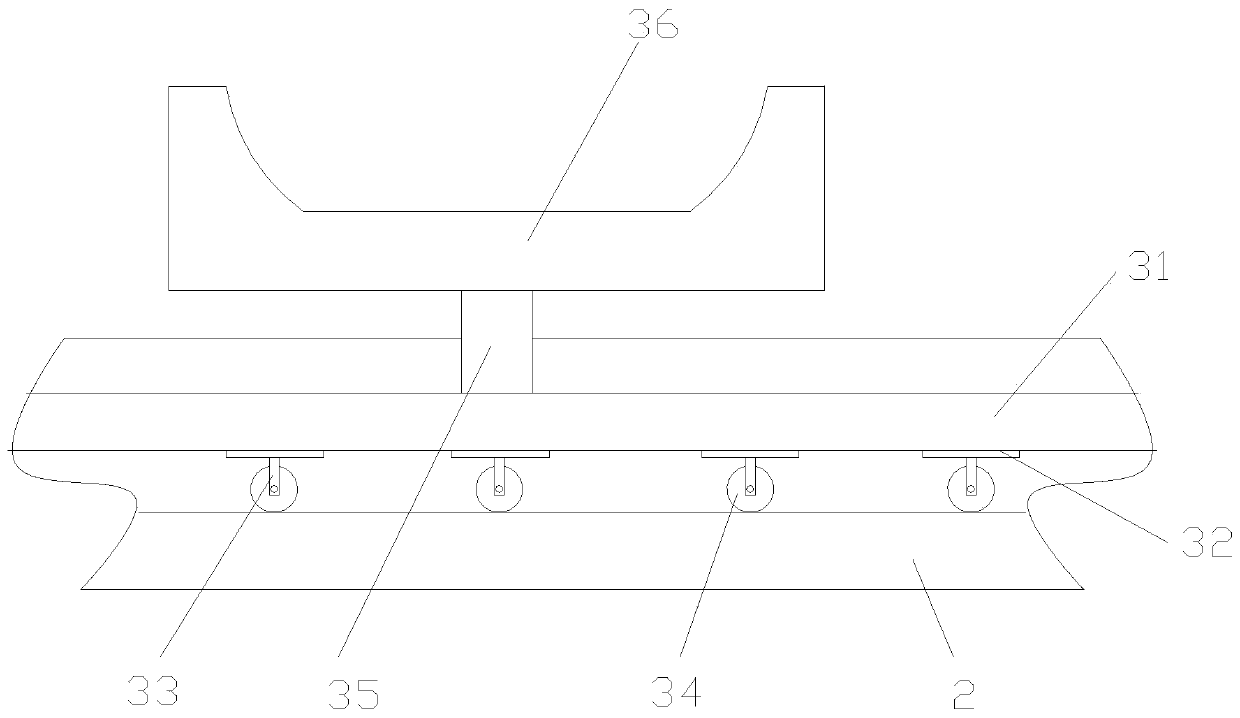 An agricultural rice beating device