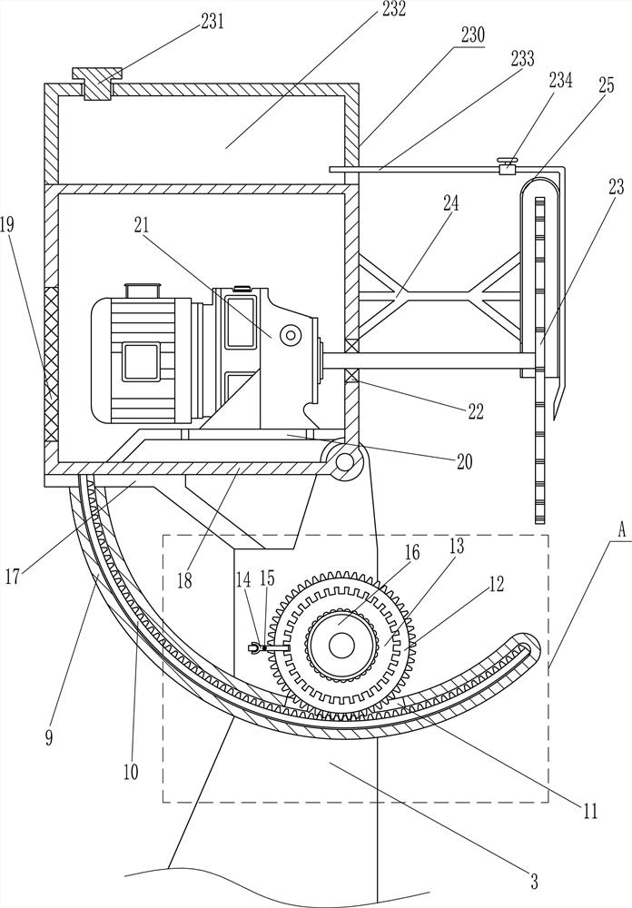 An adjustable angle marble cutting equipment