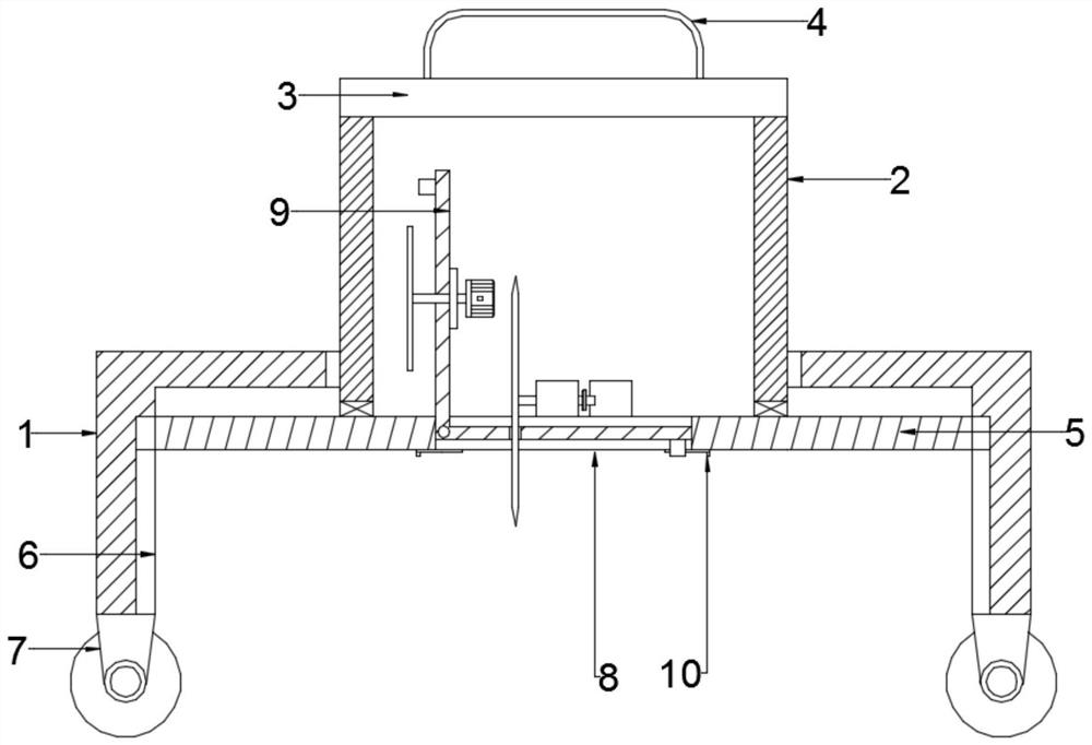 A hand-held stone processing device with both cutting and grinding functions