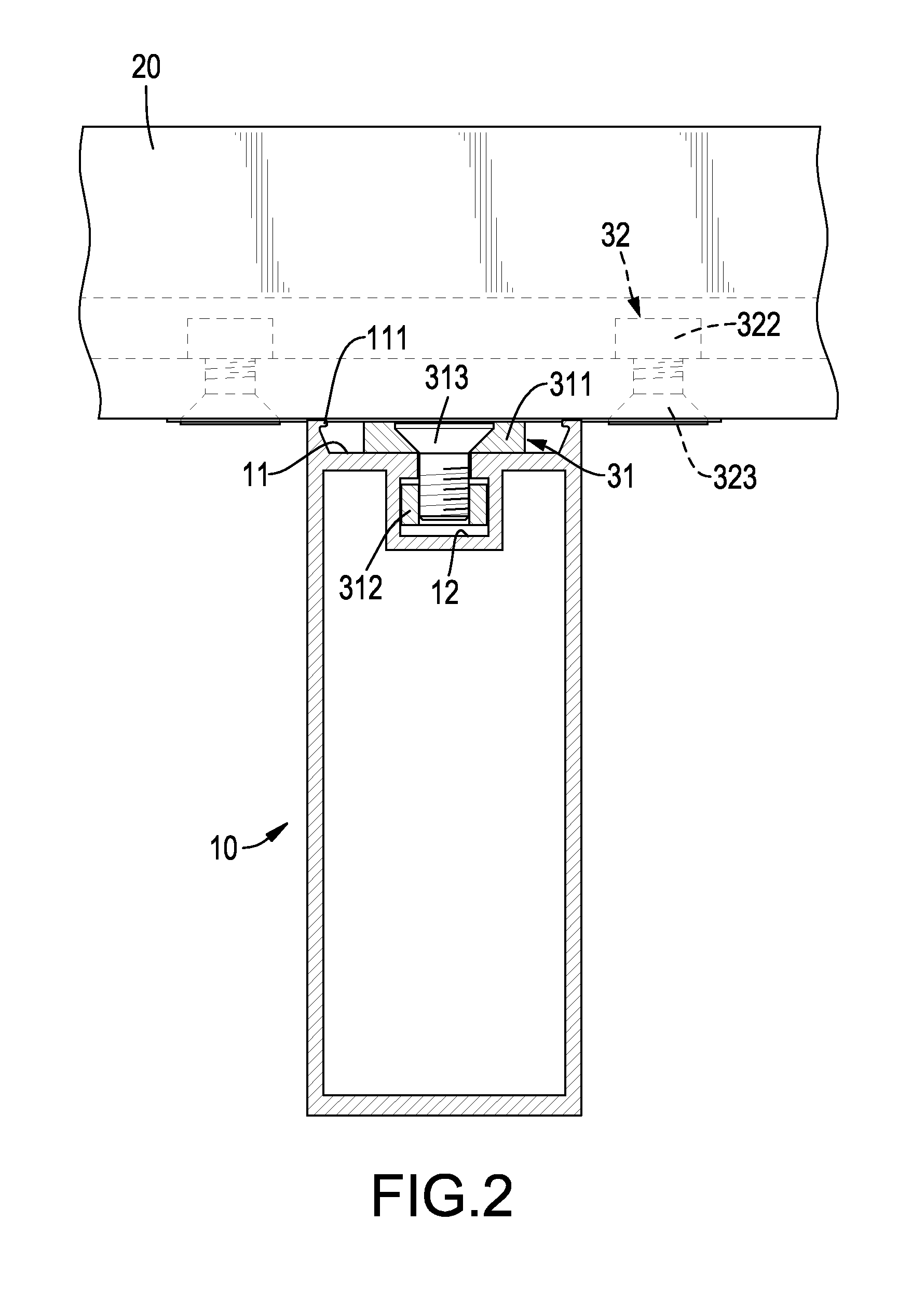 Frame unit of a curtain wall