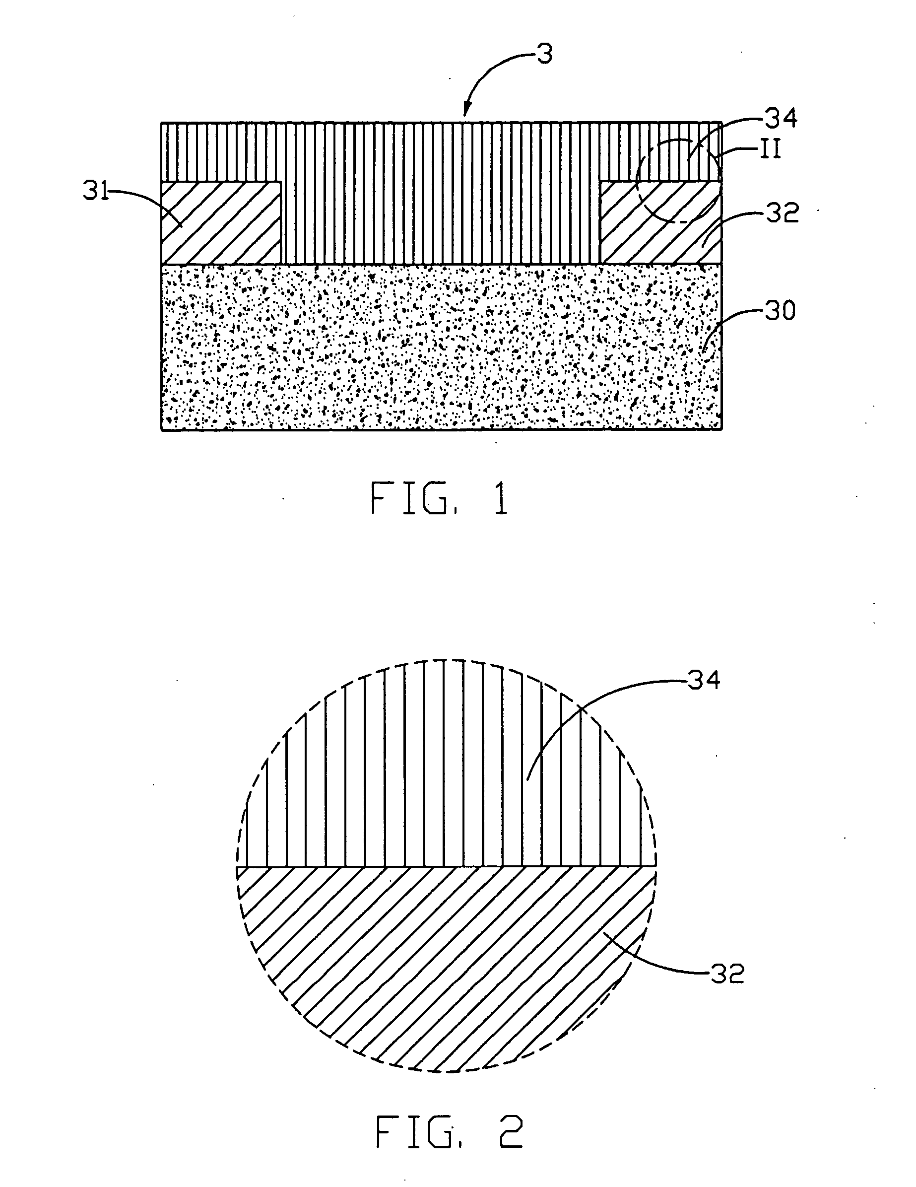 Gas sensor with zinc oxide layer and method for forming the same