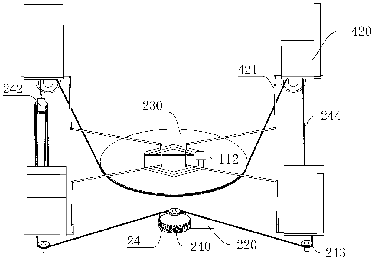 Double-layer stereoscopic parallel automatic parking space