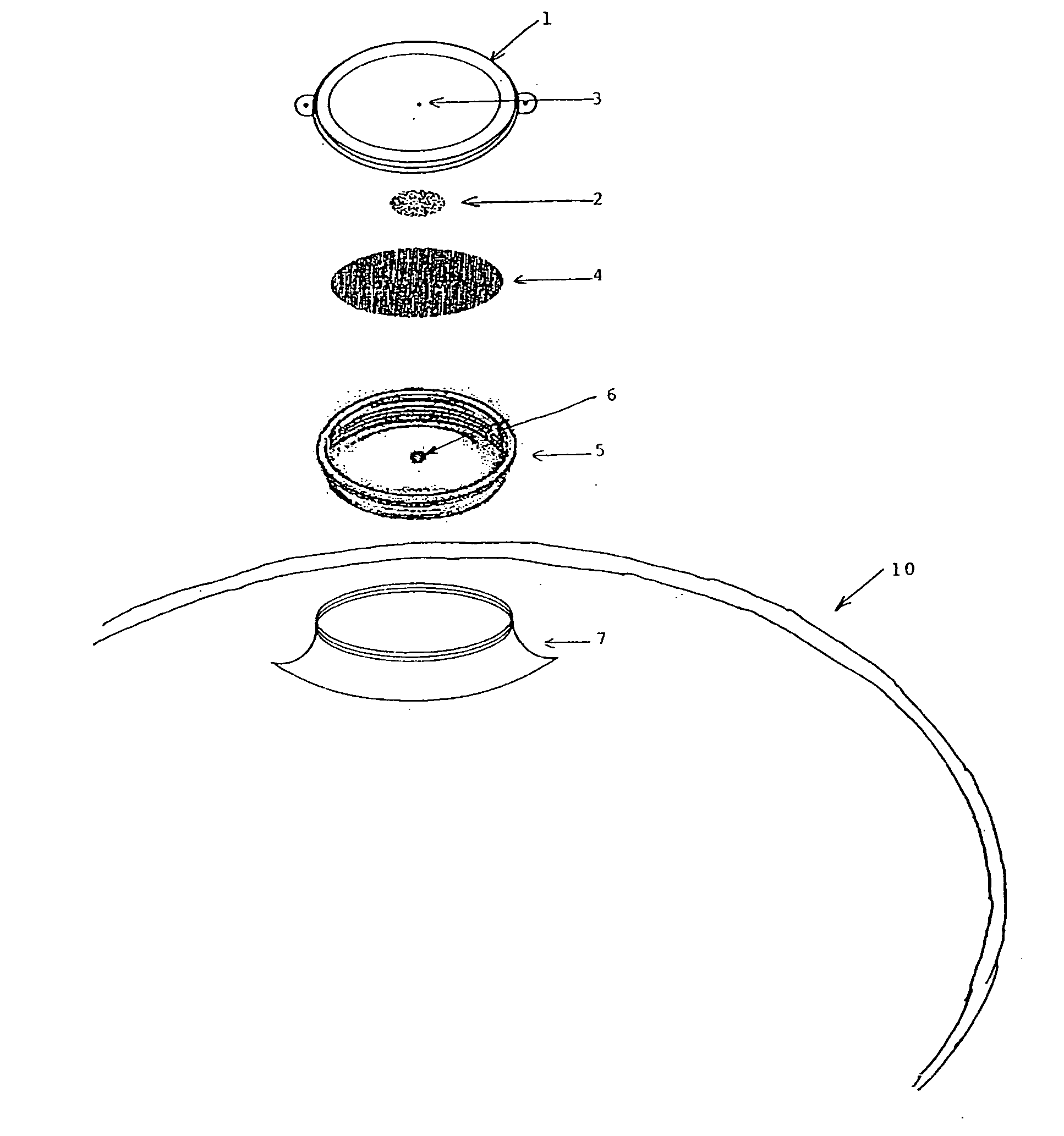 Moisture absorbent scavenger and vacuum relief device for chemical containers