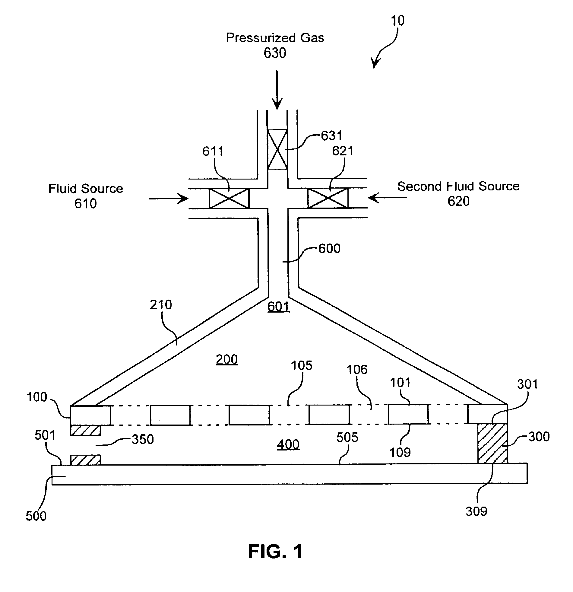 Apparatus for coating a substrate quickly and uniformly with a small volume of fluid