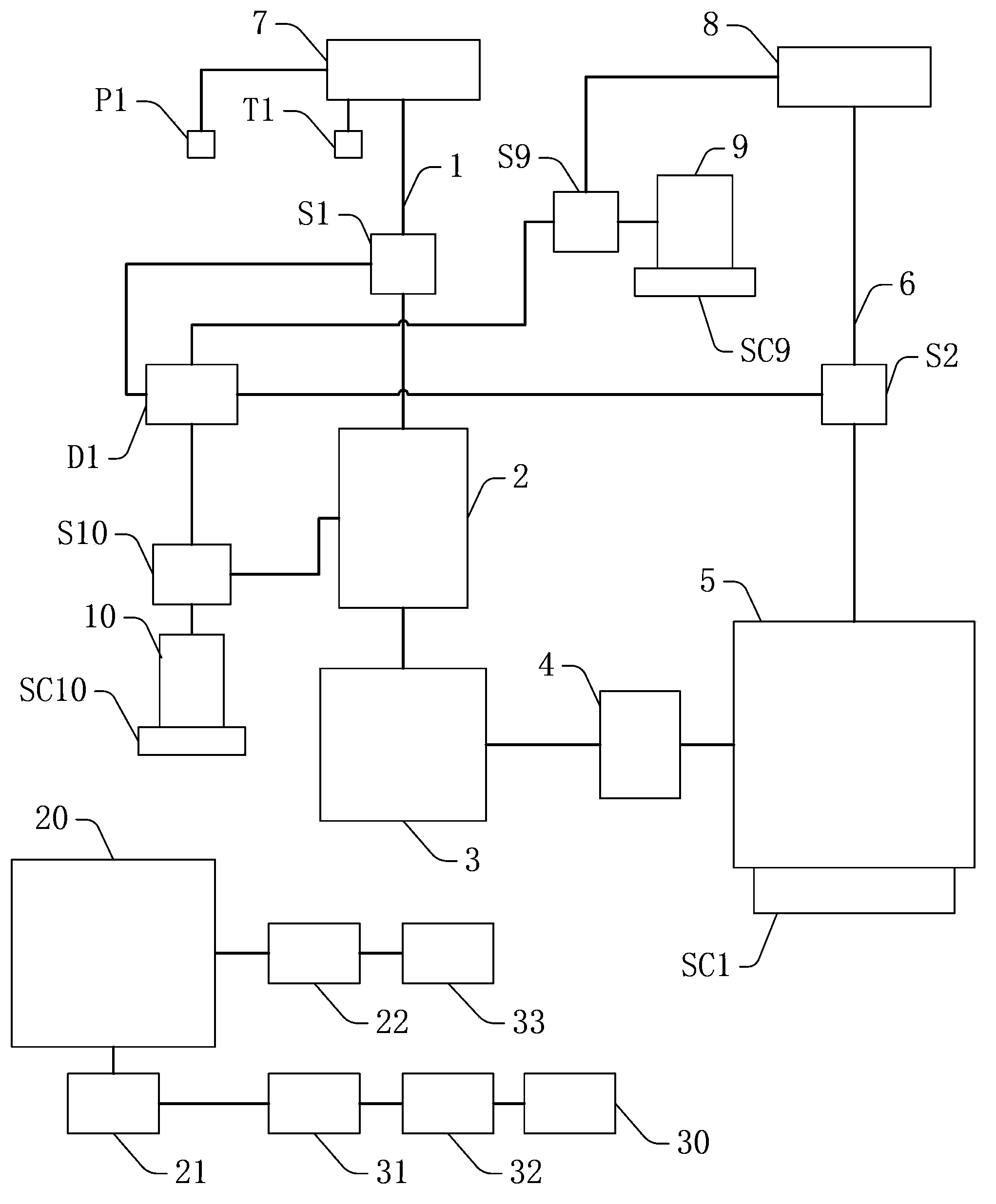 Monitoring system and monitoring method of air conditioning refrigerant recovery and filling device