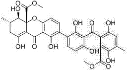 Secalonic acid H derived from penicillium oxalicum and application of secalonic acid H for preparing medicine for preventing human colon cancer