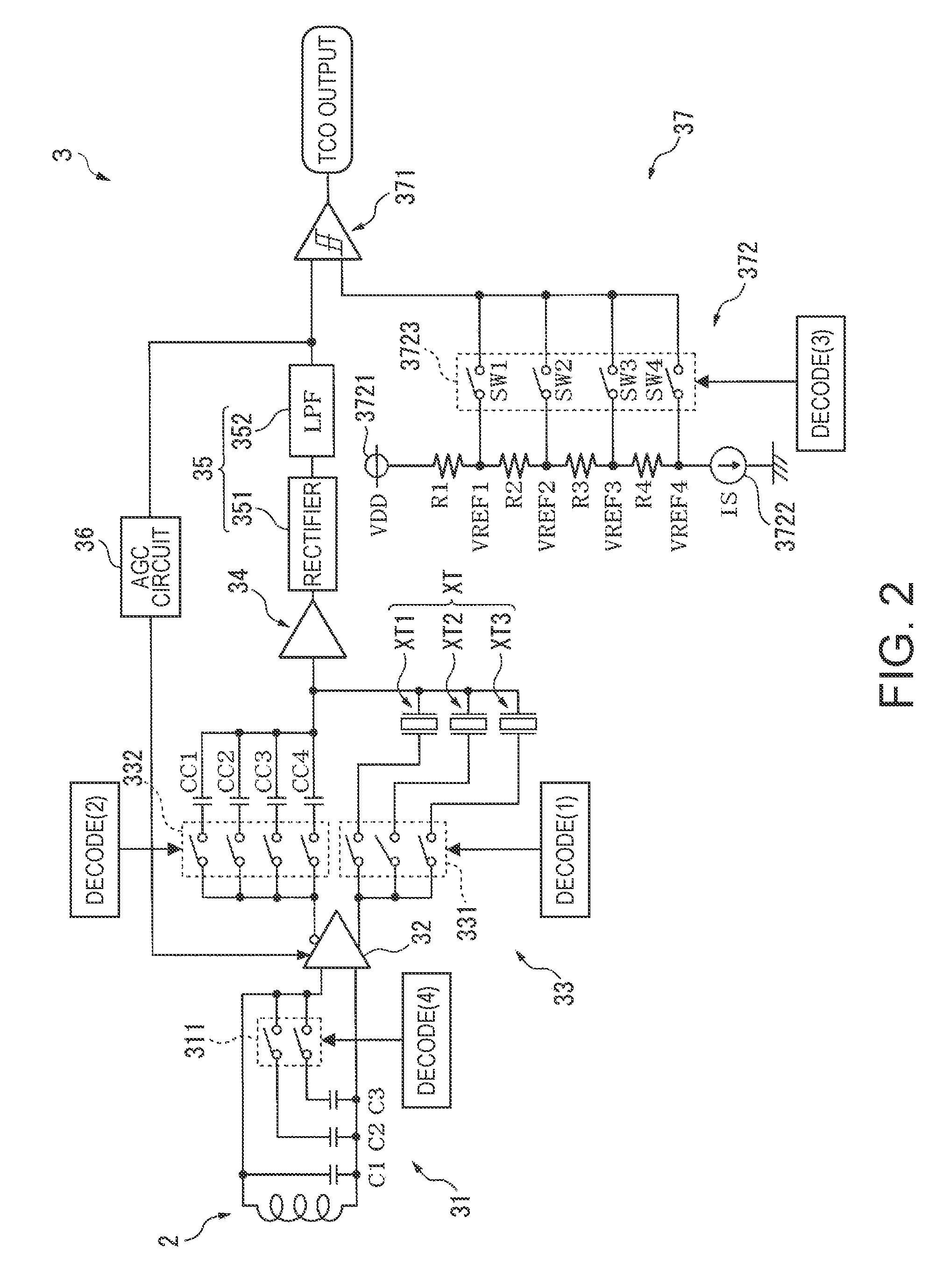 Reception circuit, radio-controlled timepiece, and reception circuit control method