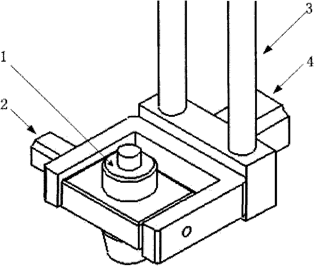 Air-coupled ultrasonic testing transducer sound field characteristic measuring device