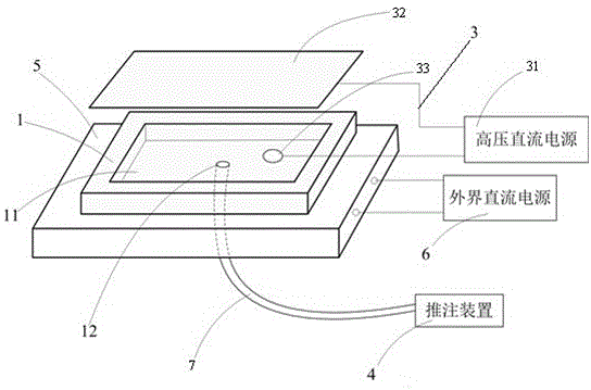 High voltage electric field-based manufacturing method for microneedle array