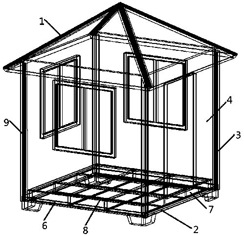 Lightweight assembled house