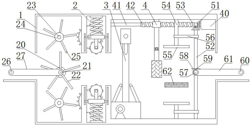 Wood processing paint spraying device