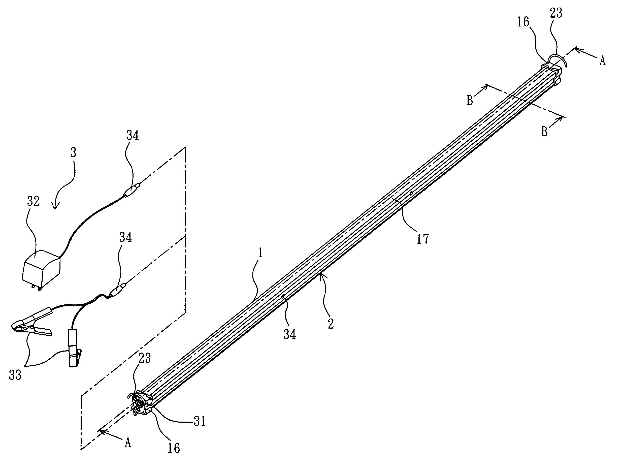 Work light structure