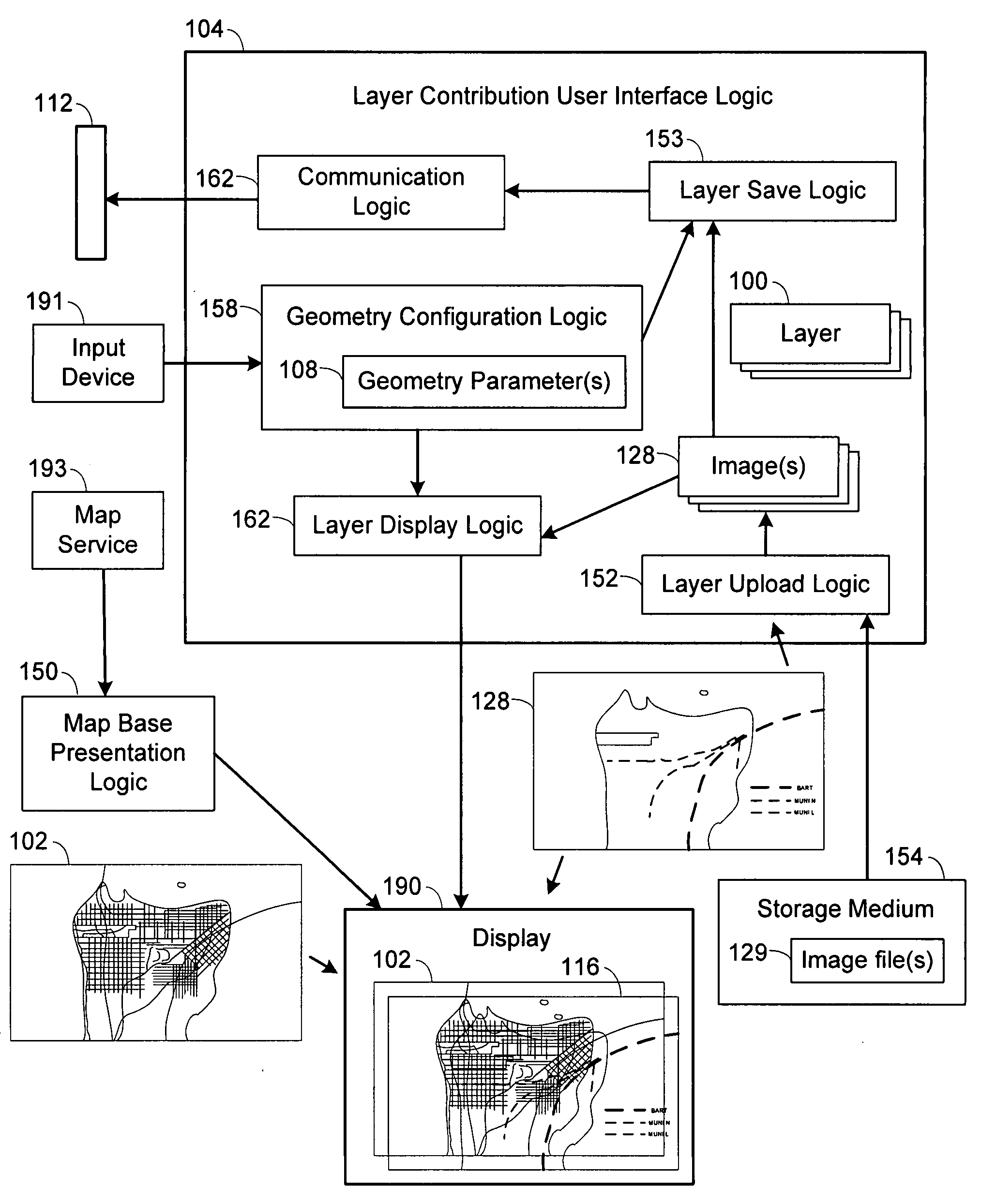 Map-based interfaces for storing and locating information about geographical areas