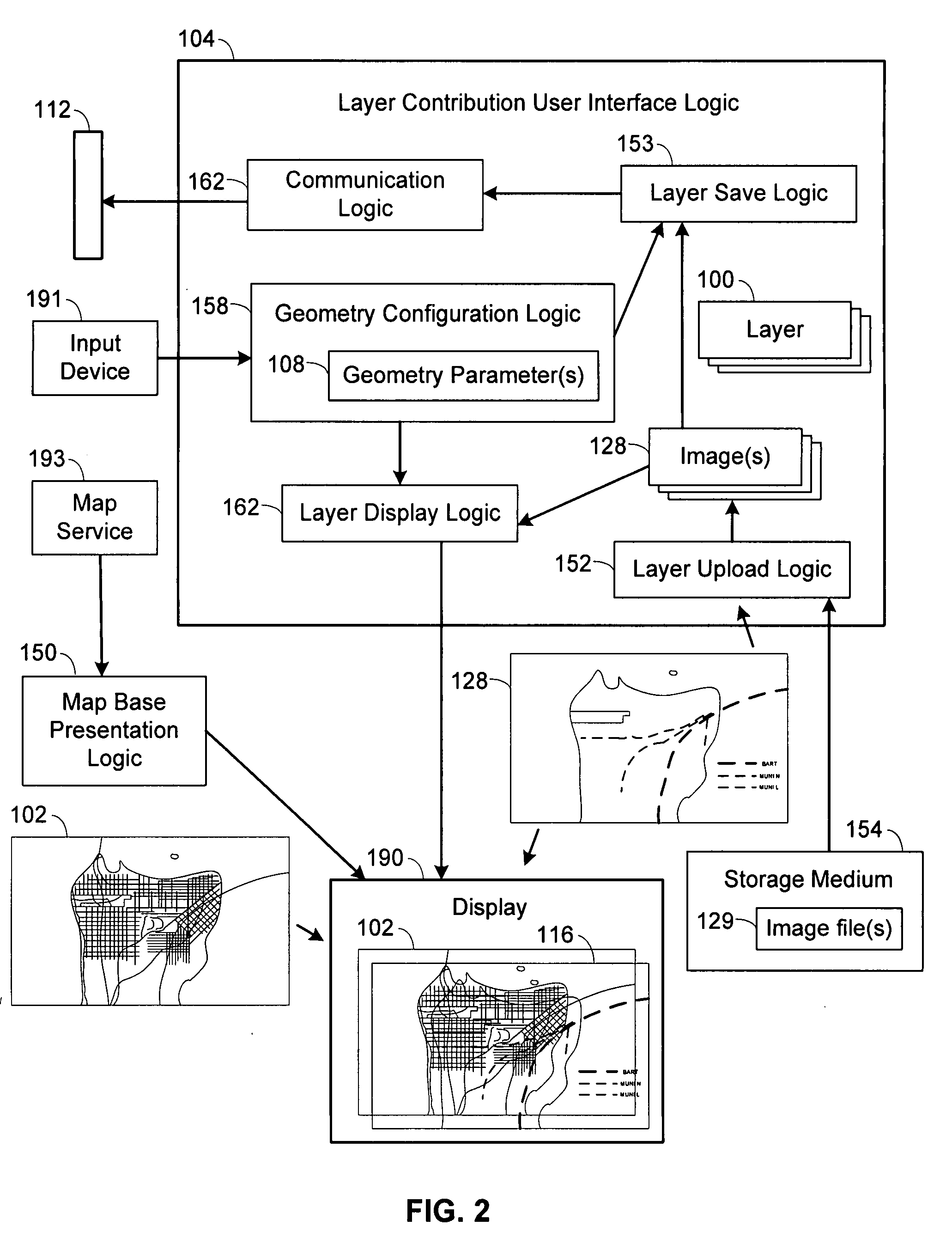 Map-based interfaces for storing and locating information about geographical areas