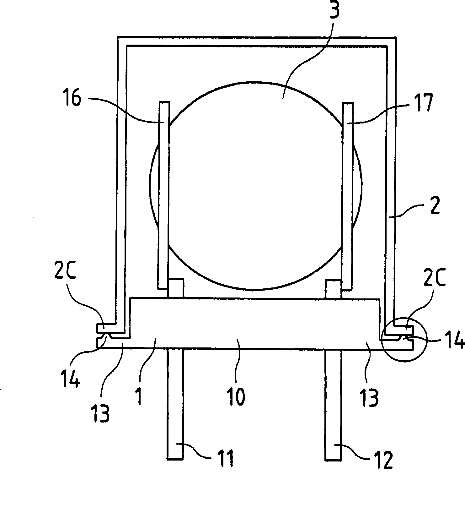 Electronic component package