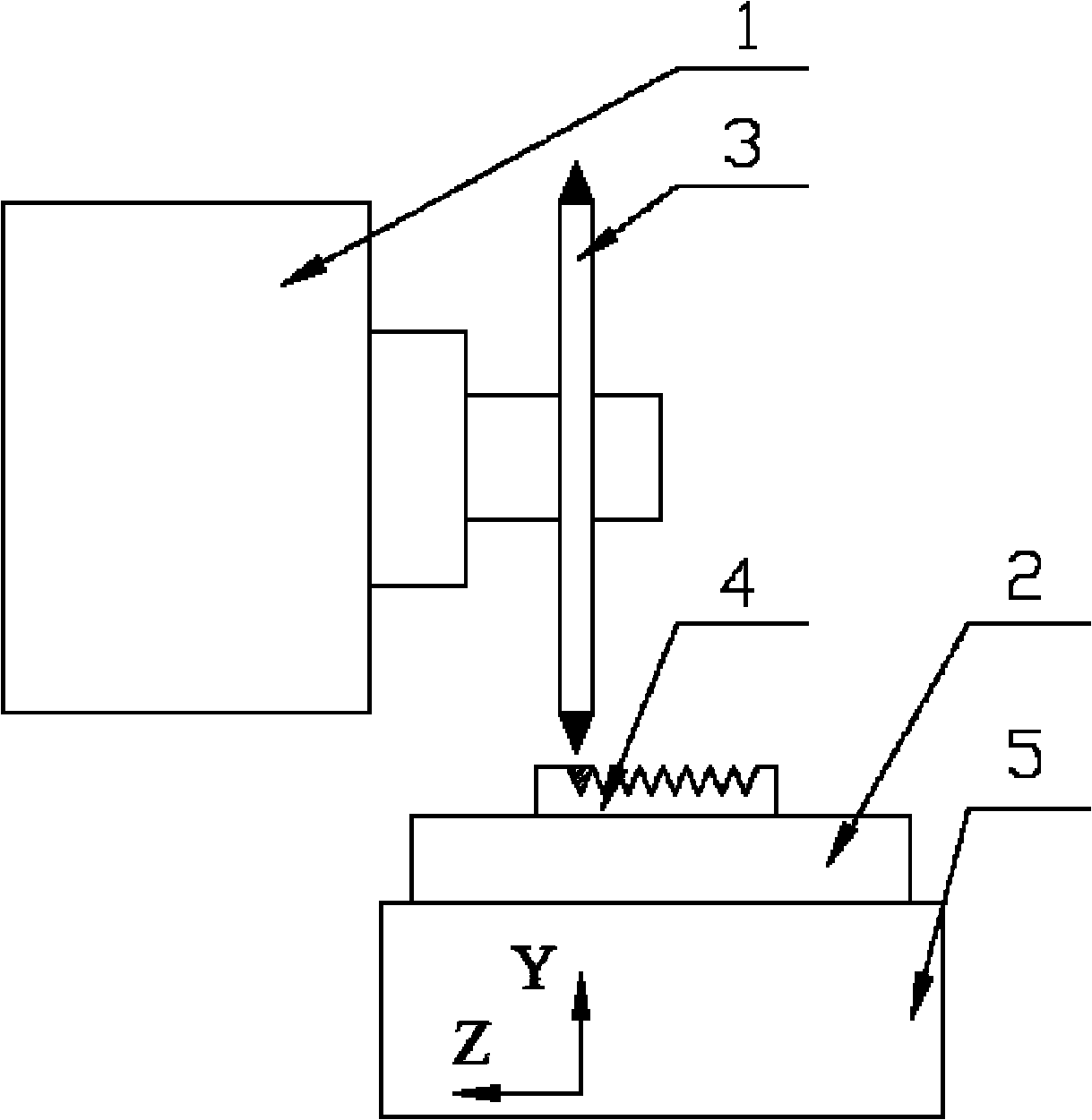 Ultrasonic vibration auxiliary grinding method of ultrahard linear microstructural surface