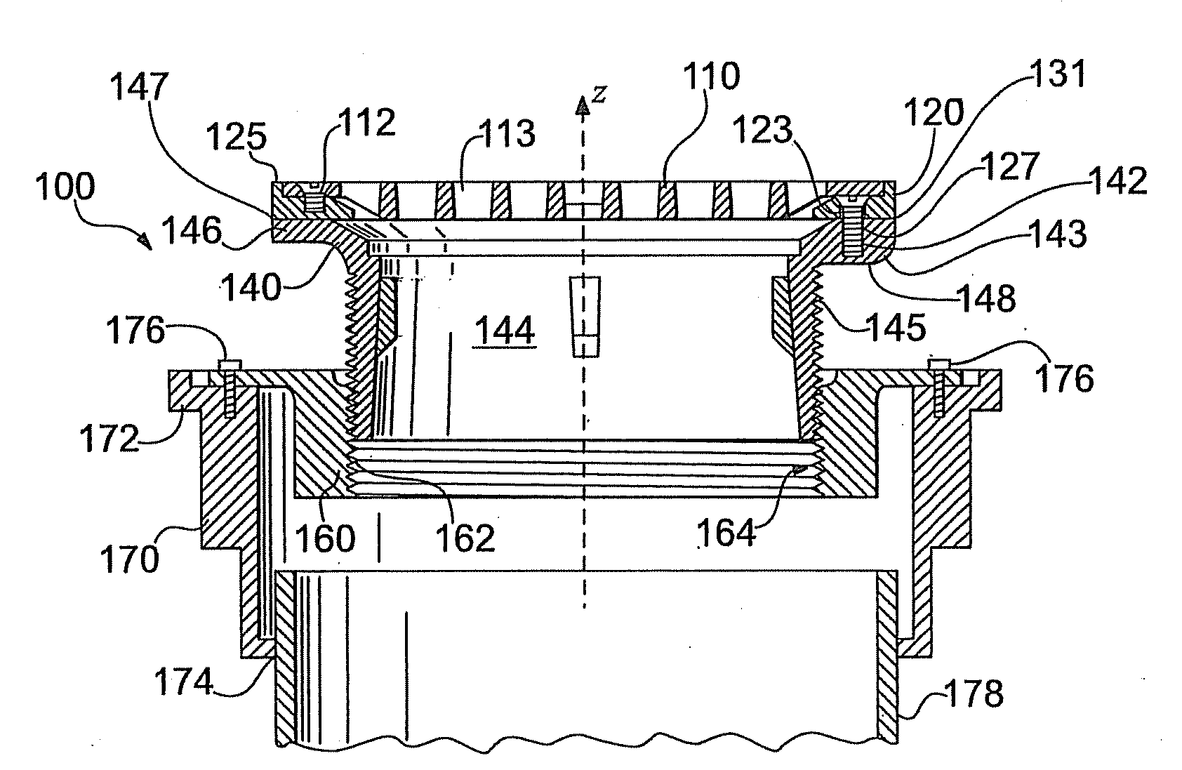 Leveling Mechanism For Floor Drain