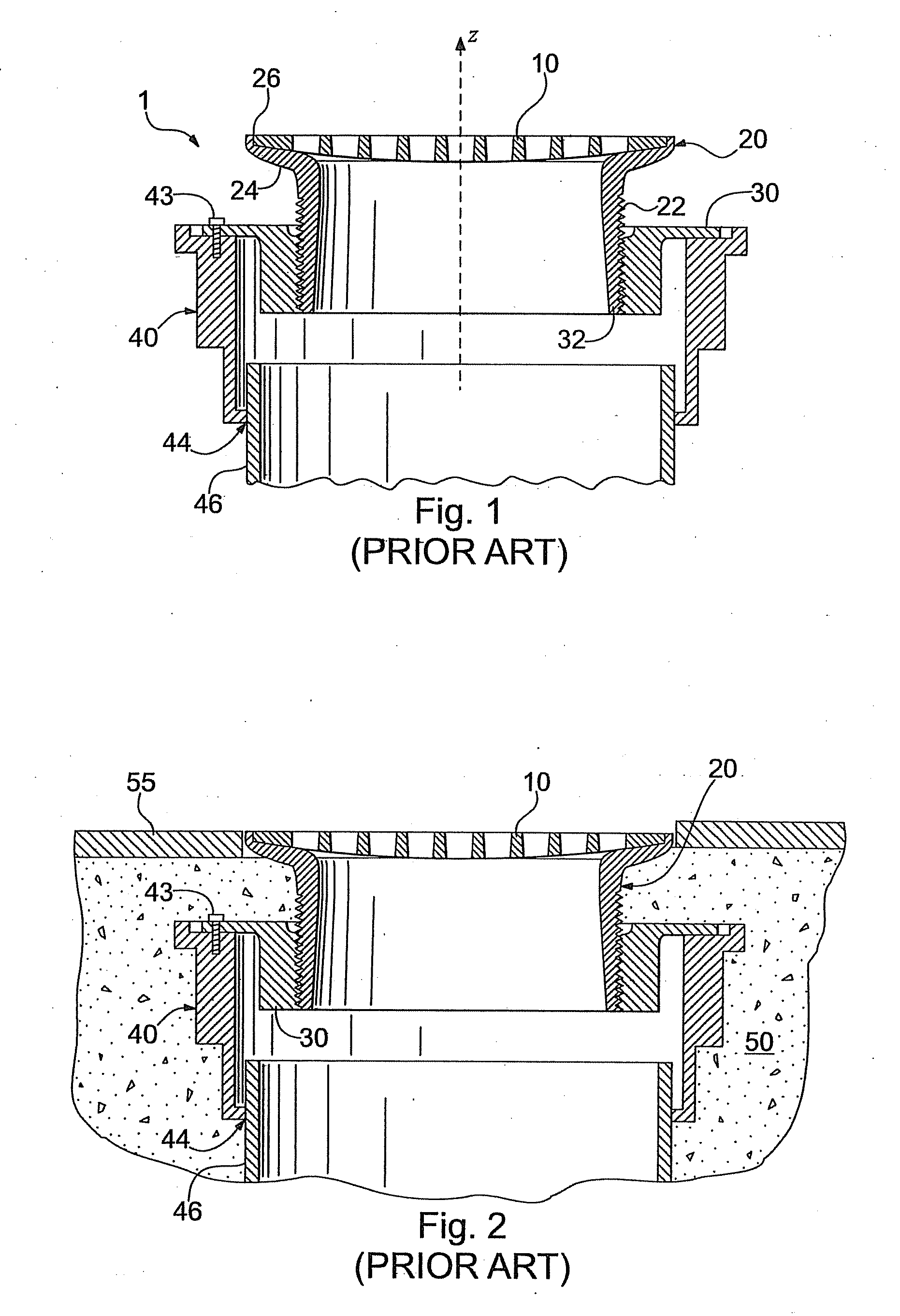 Leveling Mechanism For Floor Drain