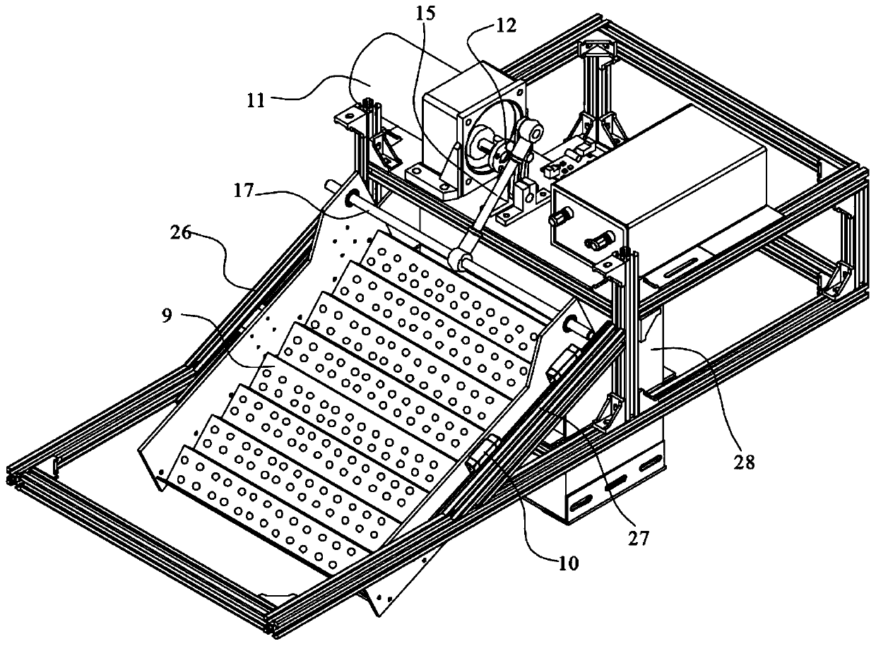 Small garbage cleaning device suitable for use in multiple terrains