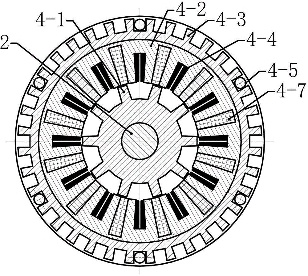 Switch magnetic flux motor for directly driven electric vehicle